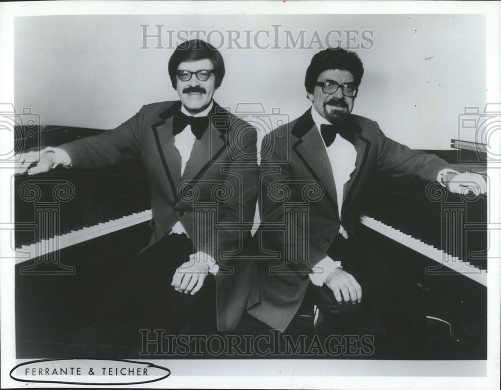 1985 Press Photo Ferrante and Teicher American Pianists - Historic Images