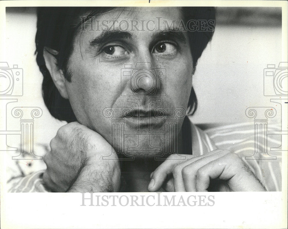 1983 Press Photo Brian Ferry candid portraits Rock Star Whitehall Hotel - Historic Images