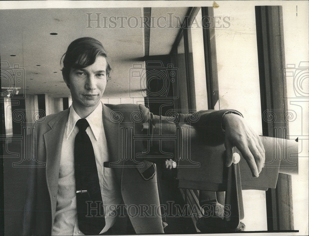 1975 Press Photo Dennis Fteze John Hancock Mexico Center German Lousiana Coast - Historic Images