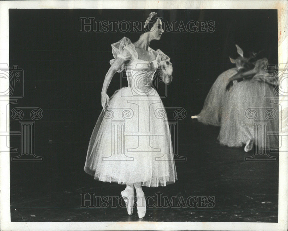 1973 Press Photo Ellen Everett in the American Ballet Theater&#39;s &quot;las Syiphides - Historic Images