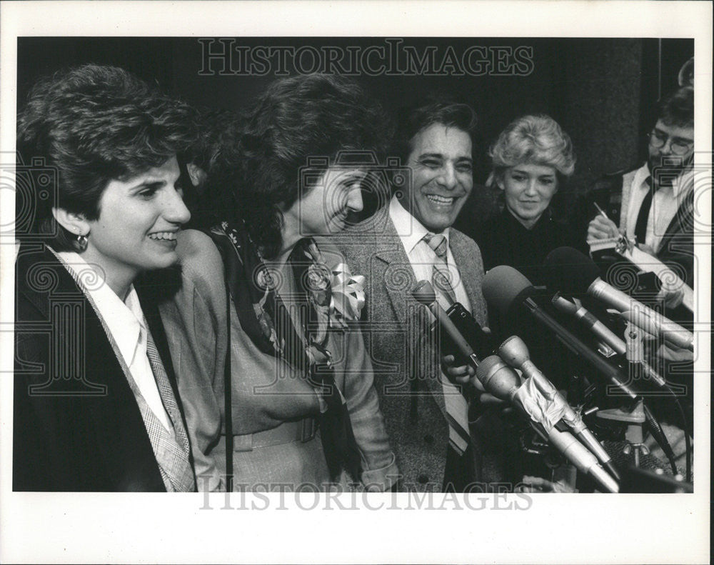 1989 Press Photo Sandra Fabiano Markham Court House Frank Michele - Historic Images