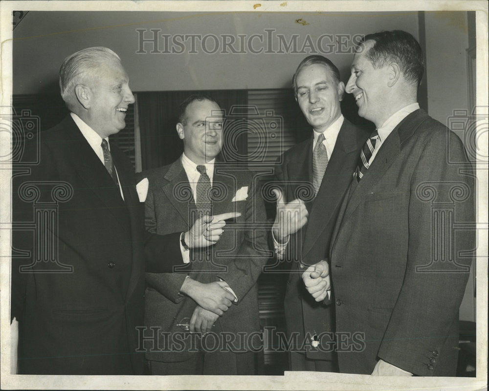 1952 Press Photo Marshall Field Jr Executive Clubs - Historic Images