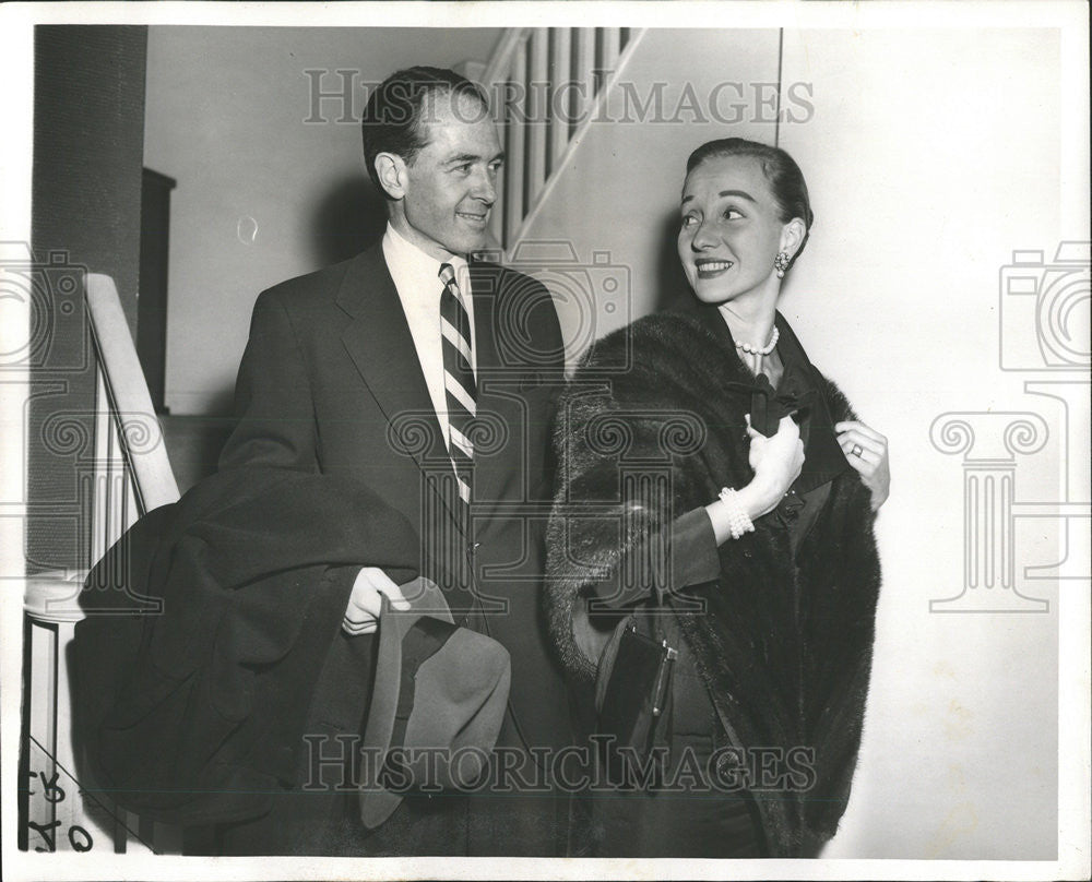 1956 Press Photo Multiple Sclerosis - Historic Images