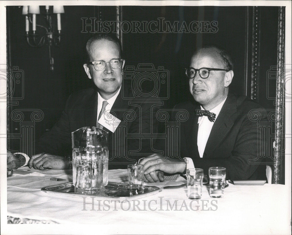 1962 Press Photo David D Lloyd Chairman Conference - Historic Images