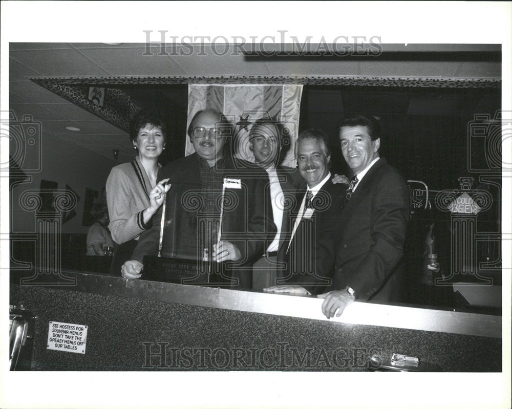 1996 Press Photo Actor Dennis Franz Windy City West  Los Angeles Chicagoan - Historic Images