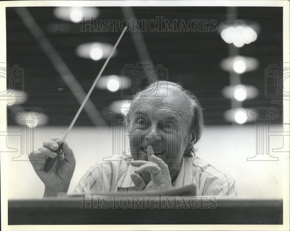 1980 Press Photo Andra Kostelanetz Conductor - Historic Images