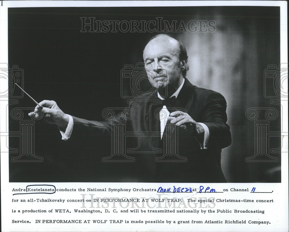 Press Photo Andre Kostelanetz Orchestral Music Conductor - Historic Images