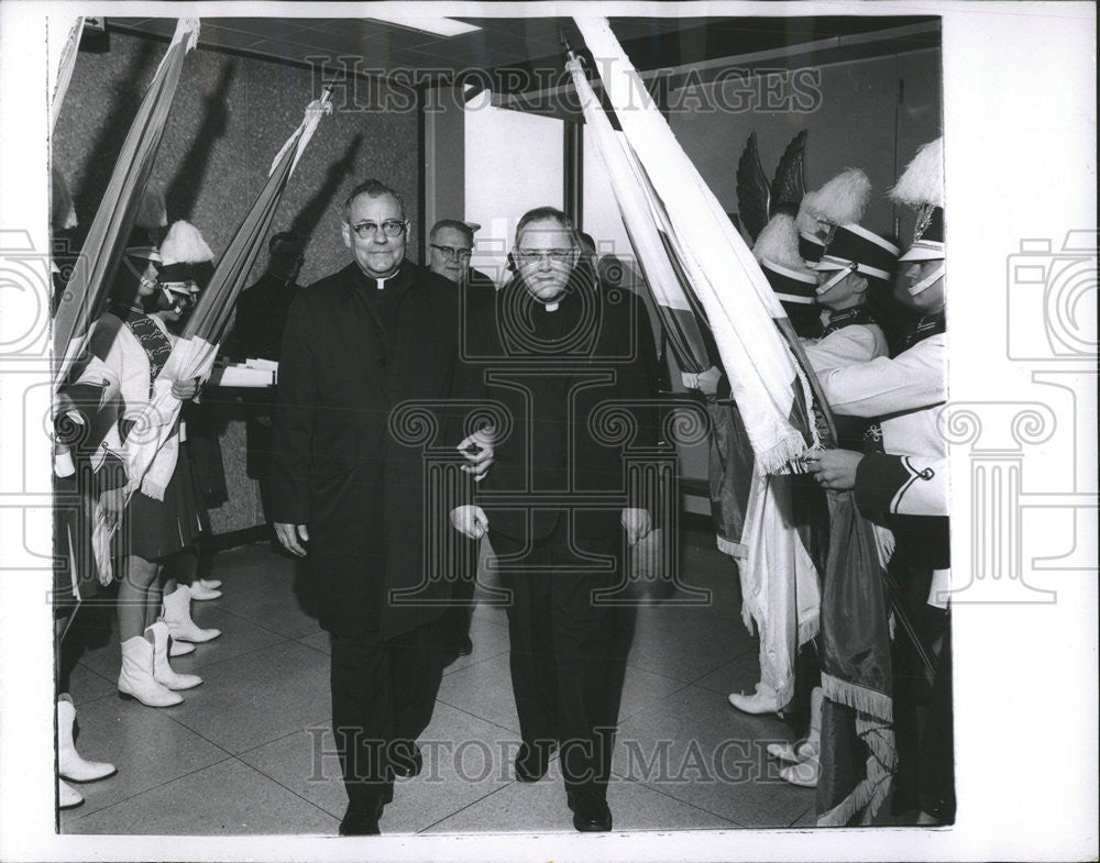 1966 Press Photo Rev Constantine Koser Rome OFM - Historic Images