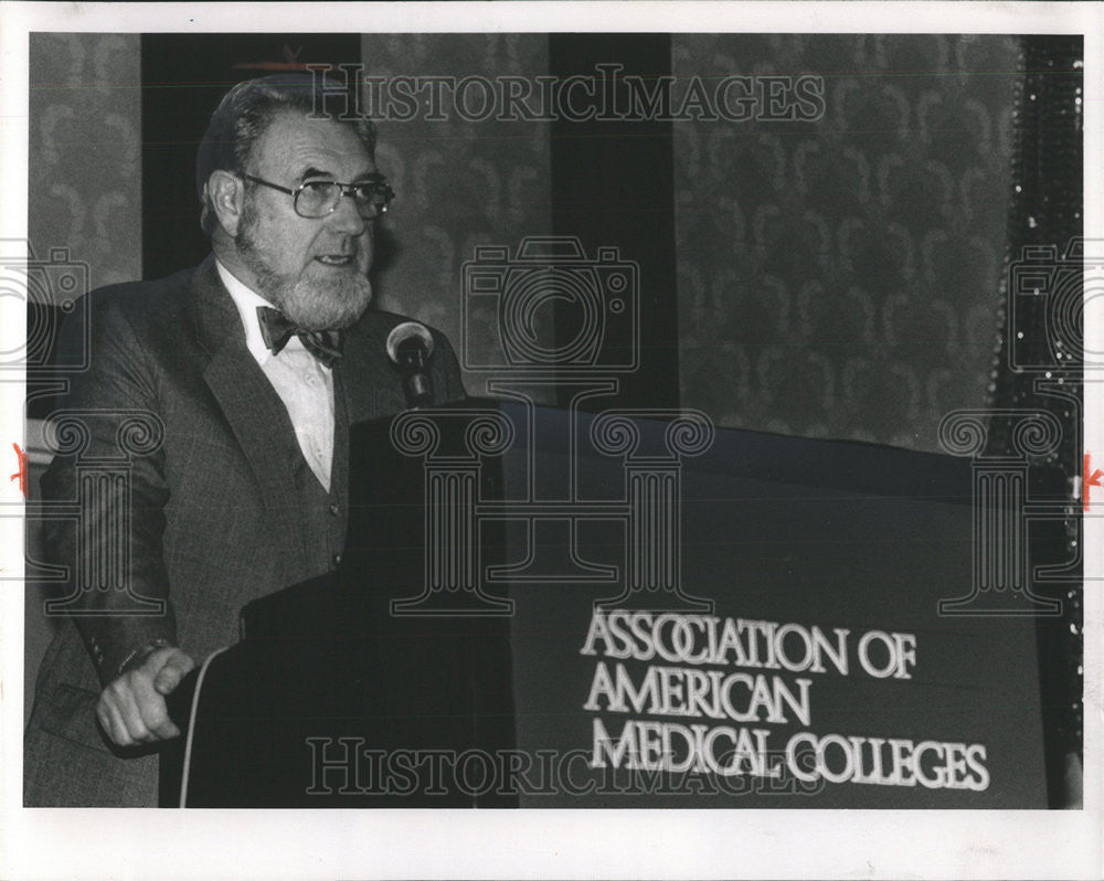 1988 Press Photo American Medical Colleges Surgeon General Everett Coop - Historic Images