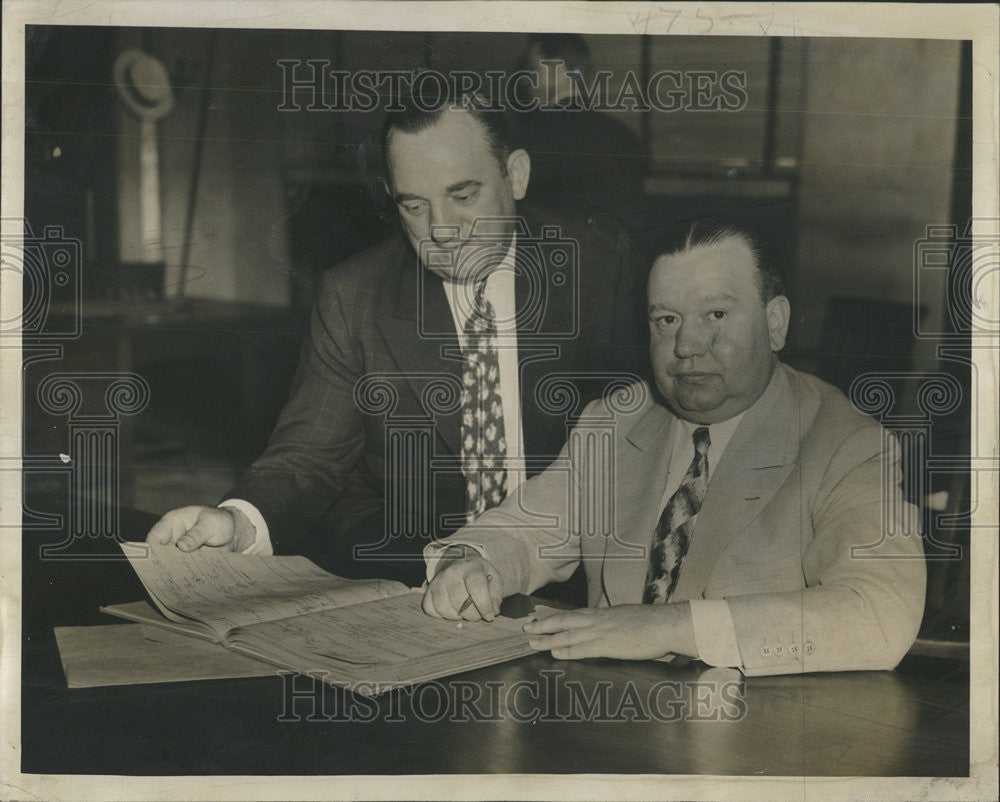 1939 Press Photo Stephen &amp; Frank Co-defendants in Selling Police Jobs. - Historic Images