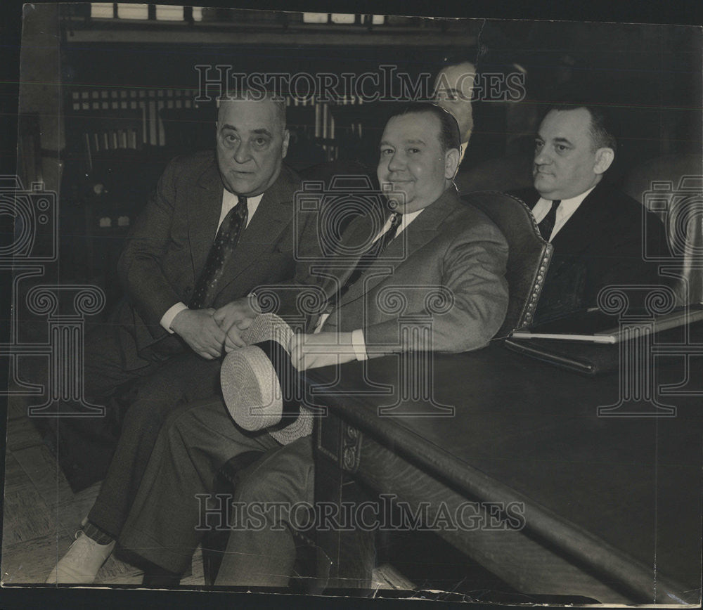 1939 Press Photo Former Frank Konkowski Stephen Idzikowski Criminal Court - Historic Images