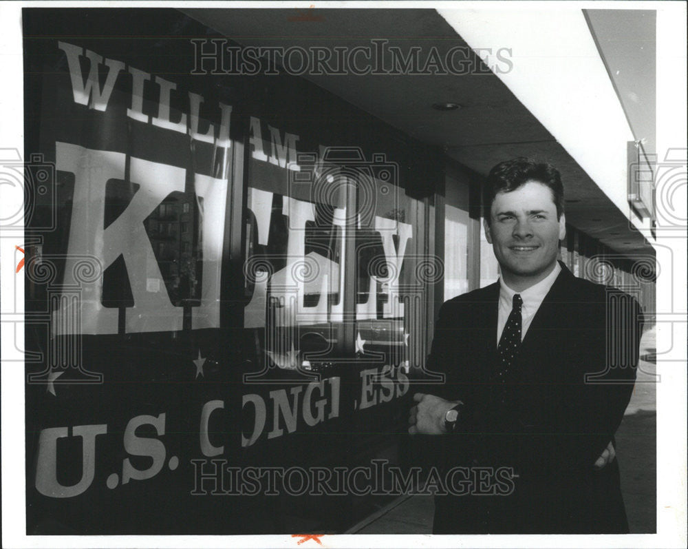 1994 Press Photo William Kelly Republican President Clinton - Historic Images