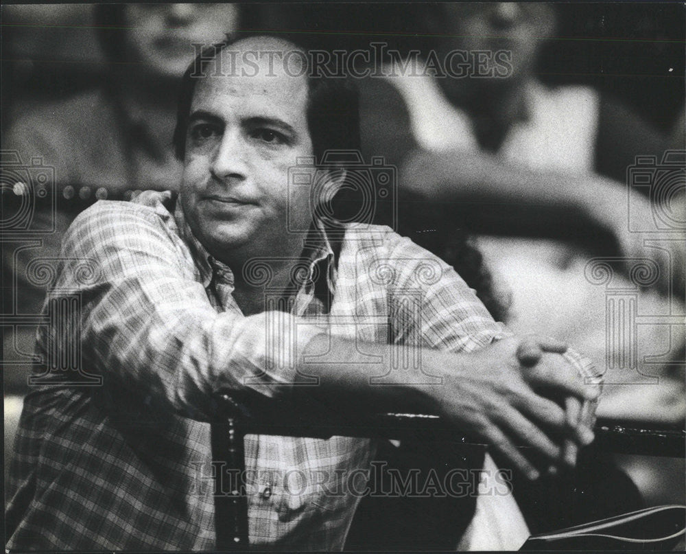 1983 Press Photo Bulls Portland Trailblazer Jonathan Kovler Bull Bob Langer - Historic Images