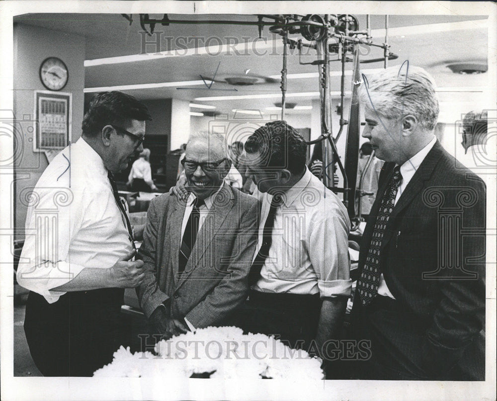 1987 Press Photo Eric Lund Joseph Rein Buddy Lewis veteran Daily News police - Historic Images