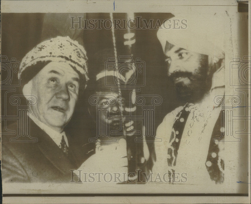 1968 Press Photo Soviet Premier Alexei Kosygin folk dance festival New Delhi - Historic Images