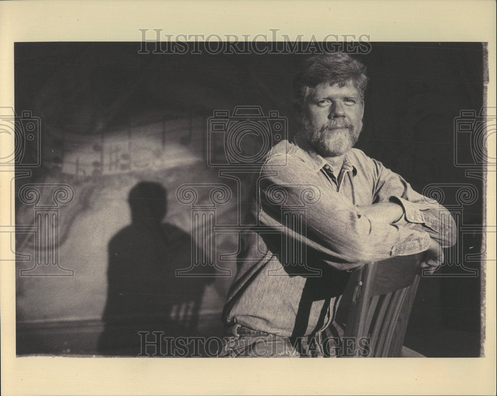 1992 Press Photo Club owner Bill Fitzgerald baby Boomer series Rich Hein - Historic Images