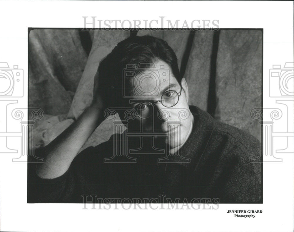 1997 Press Photo Stuart Flack Playwright - Historic Images