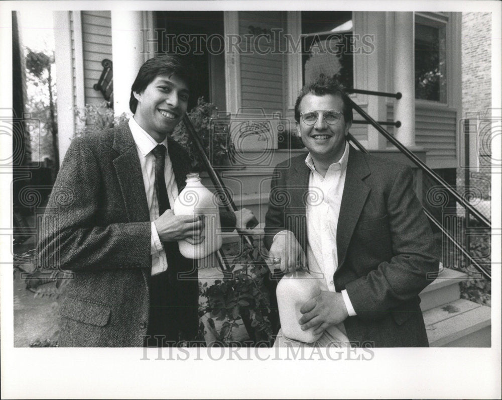 1990 Press Photo Mark Kominkiewicz Chicago Businessman - Historic Images