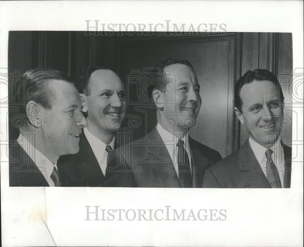 1959 Press Photo Leonard K. Firestone Firestone Tire &amp; Rubber Company President - Historic Images