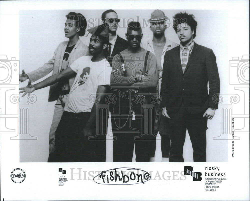 1987 Press Photo Fishbone - Historic Images