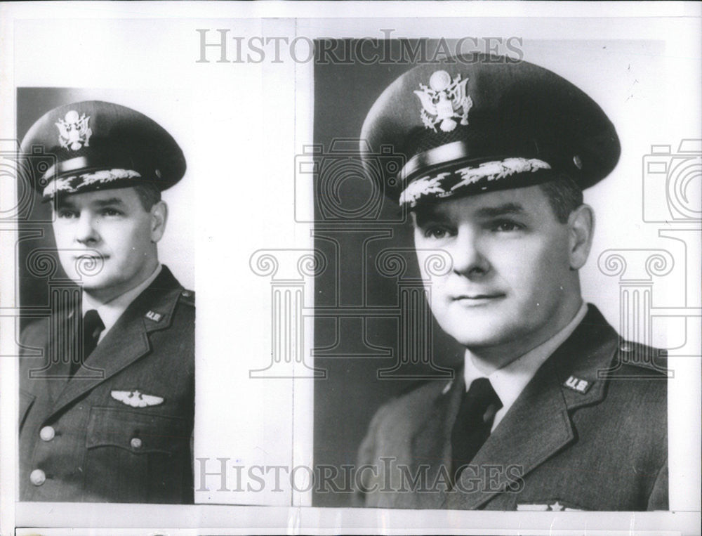 1957 Press Photo Air Force Brig Gen Andrew Kinney take command Chanute - Historic Images