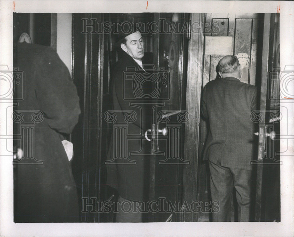 1958 Press Photo Scene Public Telephone Room First Floor North Western Station - Historic Images