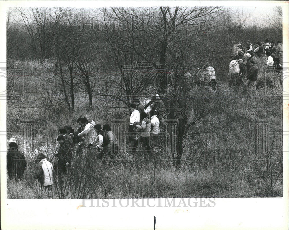 1984 Press Photo Michael DesForges Jr. Missing Child Crete Illinois - Historic Images