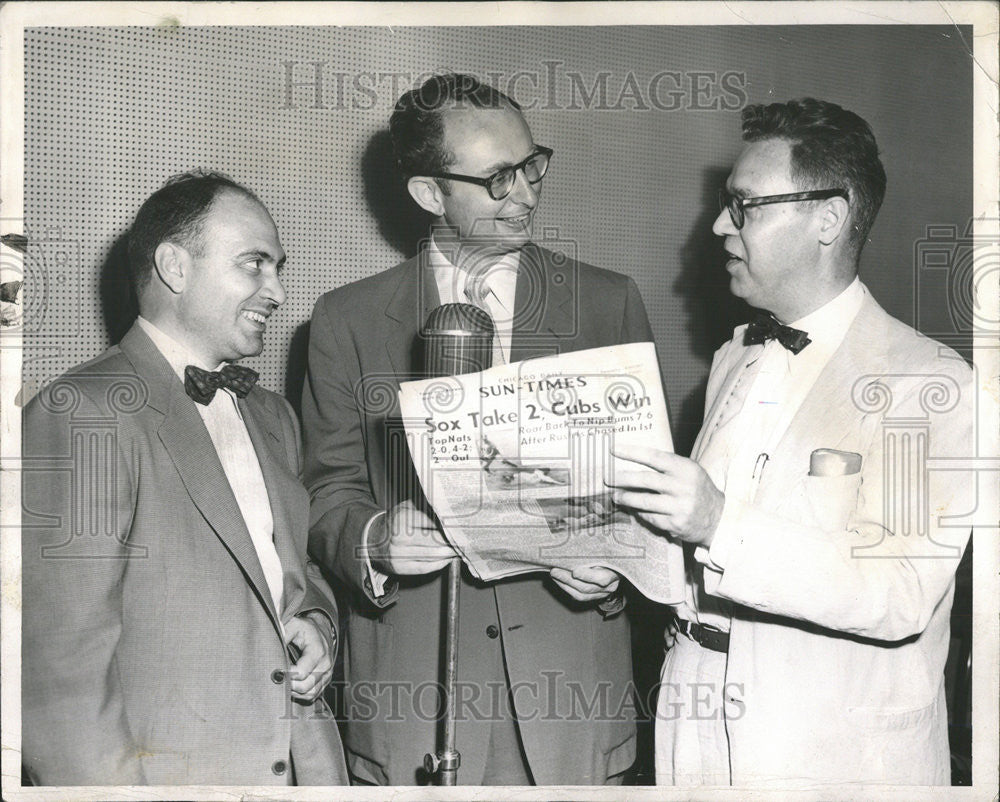 1952 Press Photo Richard Lewis Lee Schooler Robert Kennedy Eisenhower