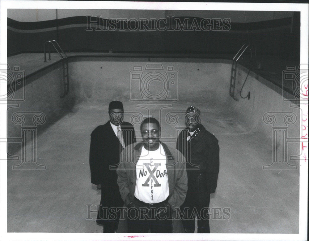 1992 Press Photo Leaders movement defunct health club Earl King Prince Asiel - Historic Images