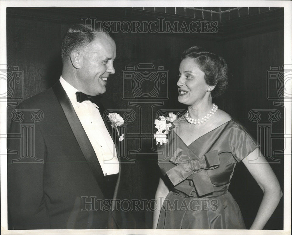 1958 Press Photo Miss Nancy Duke Lewis Pembroke College Dean - Historic Images