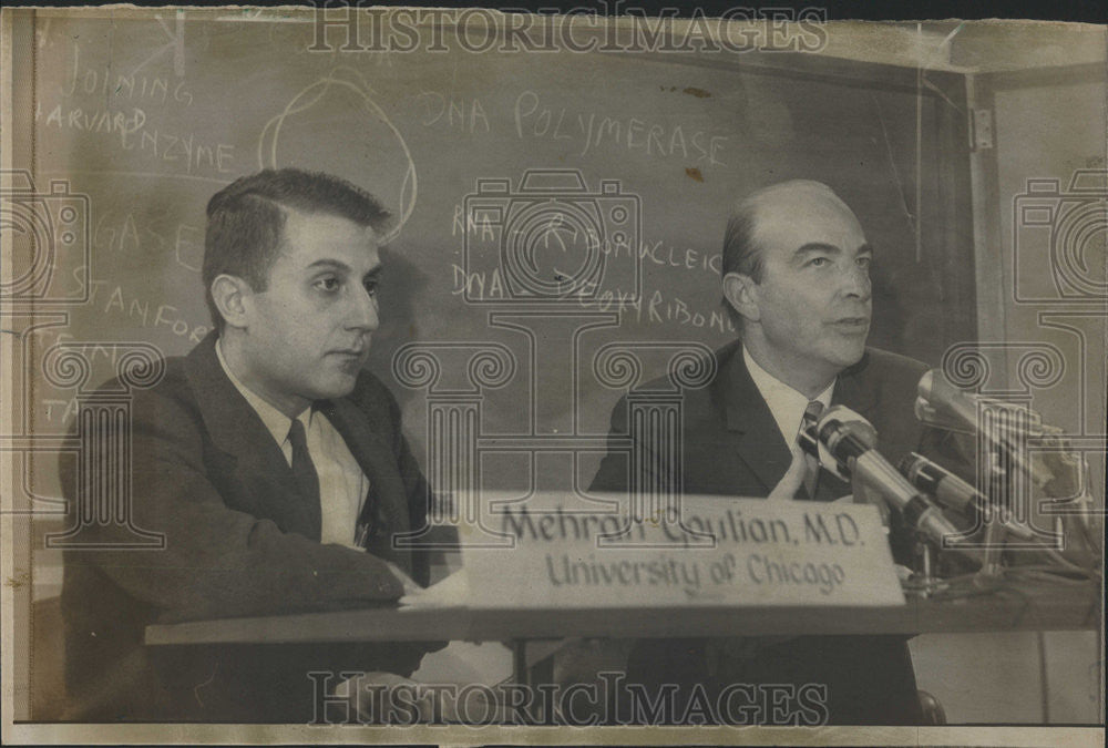 1967 Press Photo Dr. Arthur Kornberg of Stanford University - Historic Images