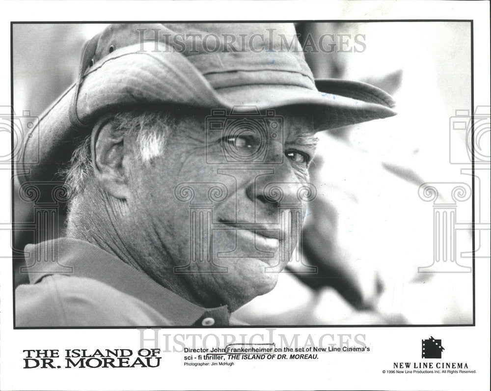 1996 Press Photo Director John Frankenheimer New Line Cinema Island Dr Moreau - Historic Images