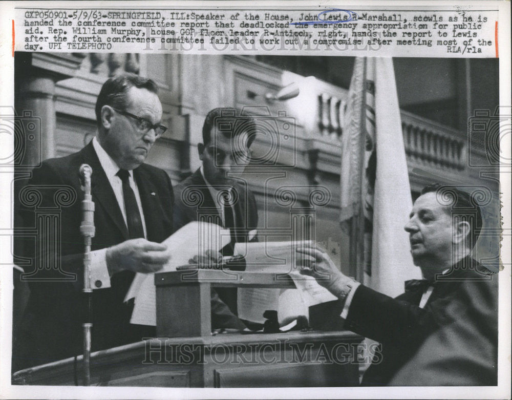 1963 Press Photo House John Lewis Marshall William Murphy - Historic Images