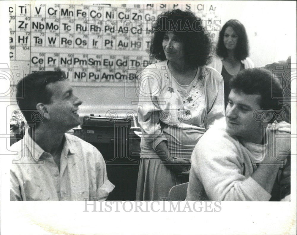 1990 Press Photo Zaera Lerman, Chicago area teacher - Historic Images