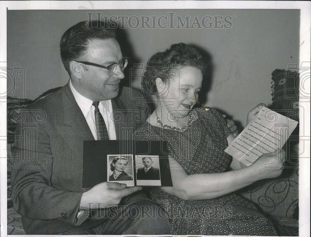 1959 Press Photo Chicago Paulius Leonas Soviet Premier Khrushchev Lithuania - Historic Images