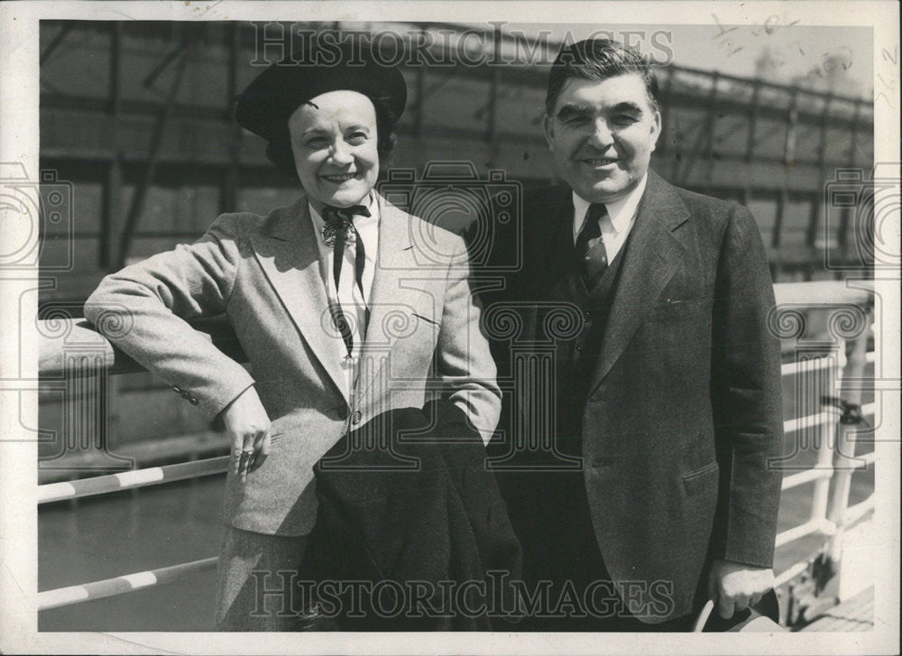 1938 Press Photo A.D. LEWIS INTERNATIONAL REPRESENTATIVE UNITED MINE WORKERS - Historic Images