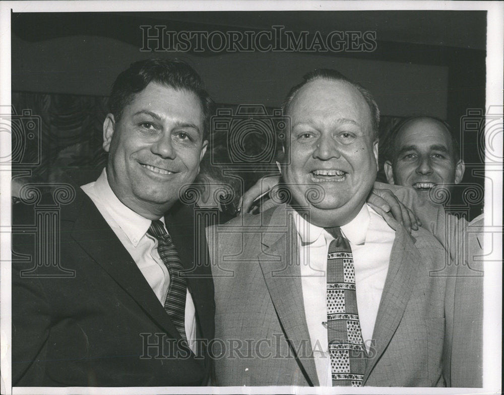 1959 Press Photo Representative Gerald Flynn Wisconsin Sam Rizzo Assistant - Historic Images