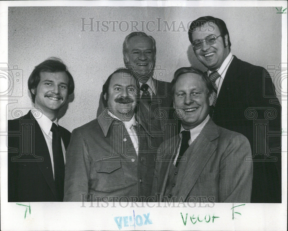 1976 Press Photo Chicago Chapter of Bons Vivants, travel fraternity. - Historic Images