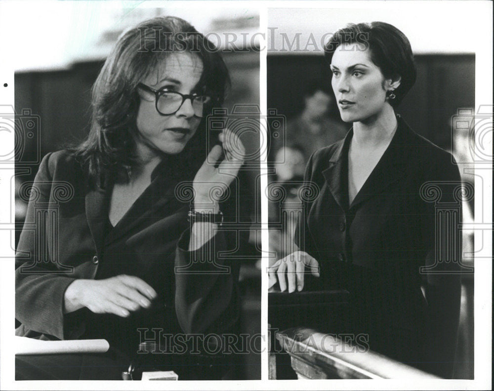 1996 Press Photo Stockard Channing Michelle Forbes Actresses NBC Ladies Law - Historic Images