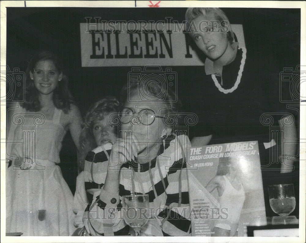 1985 Press Photo Eileen Ford owner of the Ford modelling agency - Historic Images