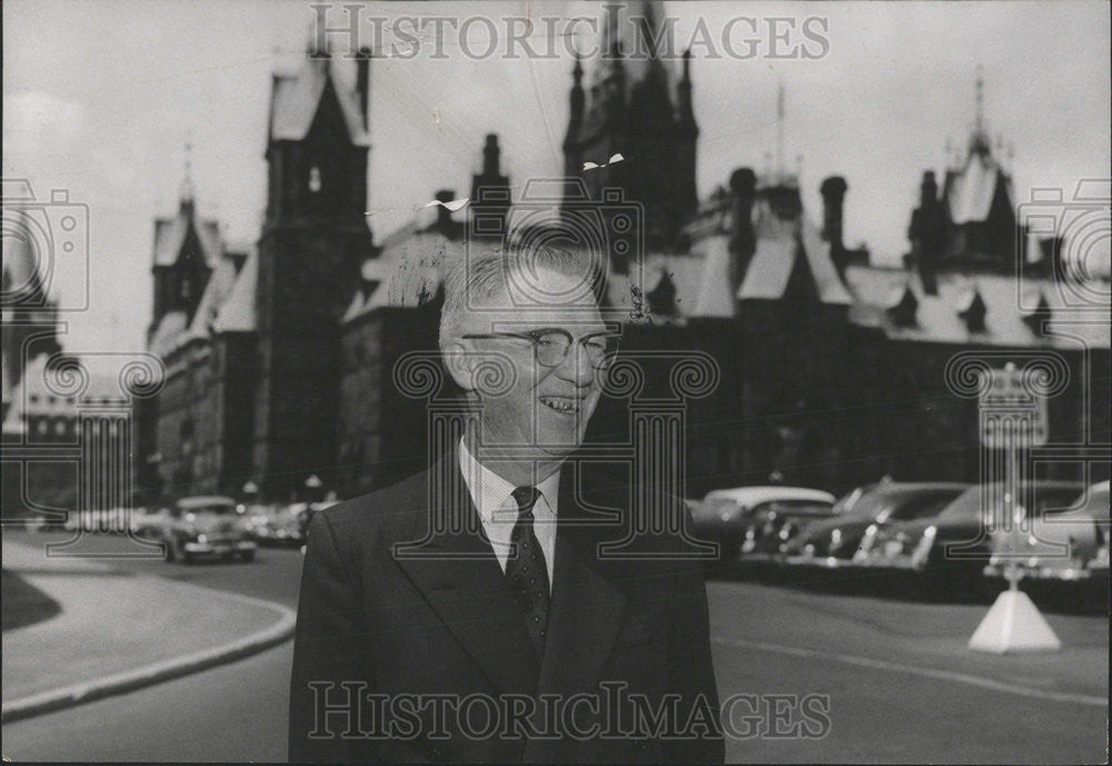 1967 Press Photo Frank Flaherty member of the parliament - Historic Images