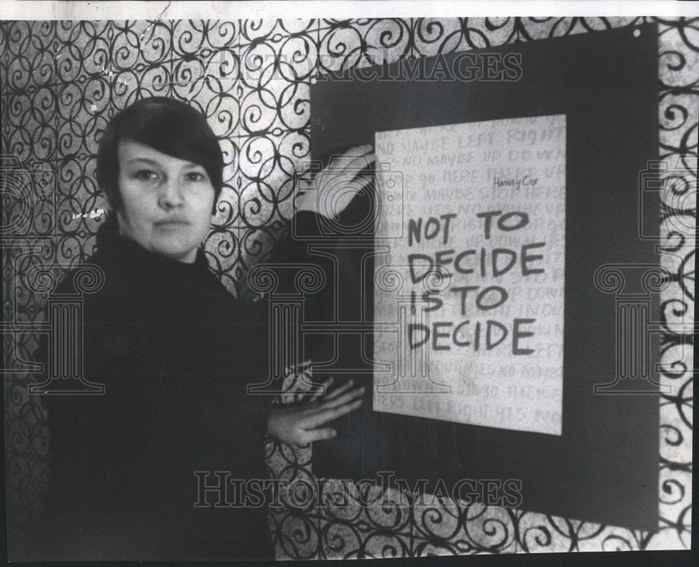 1971 Press Photo Gerda Flanigan Project Director Glass Wilson - Historic Images