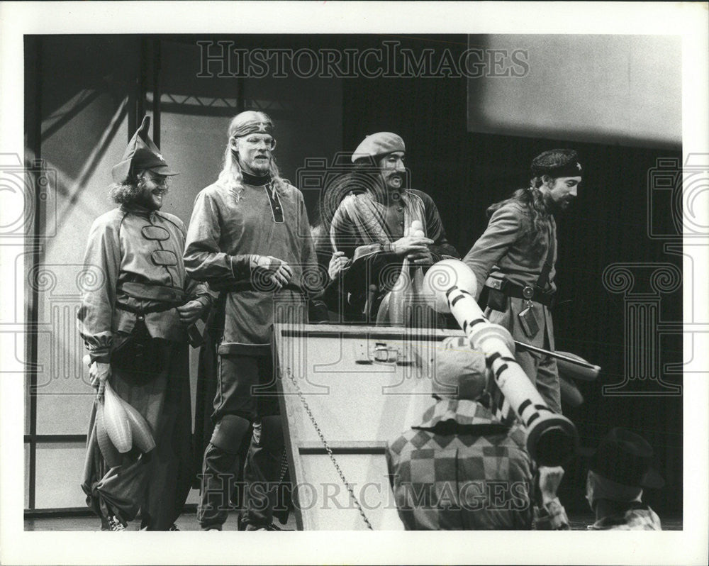 1984 Press Photo Sam Williams Randy Nelson Paul Magid Howard Patterson Moscow - Historic Images