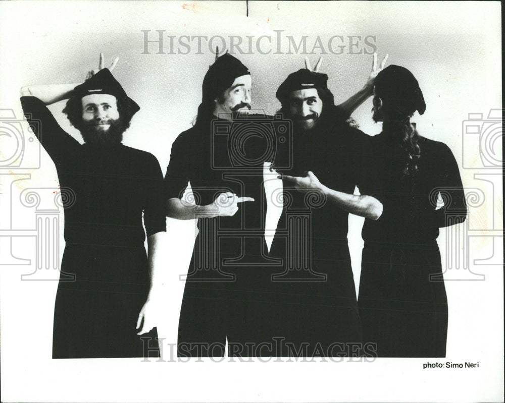 1981 Press Photo Comedy Troupe The Flying Karamazov Brothers - Historic Images