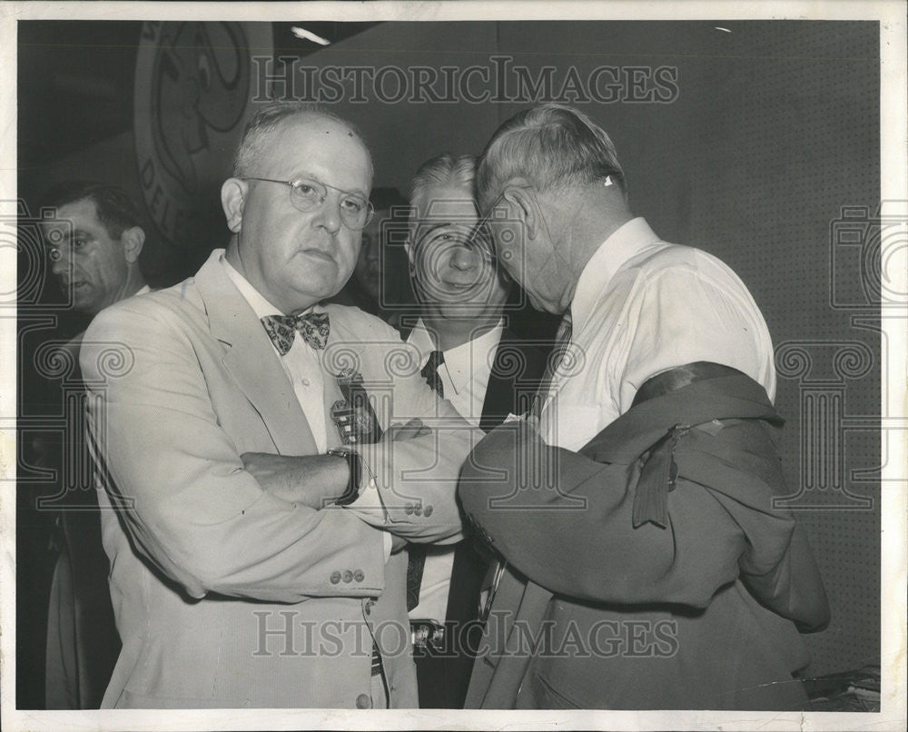 1952 Press Photo John Fine Robt Woodside Atty General Harvey Republican State - Historic Images