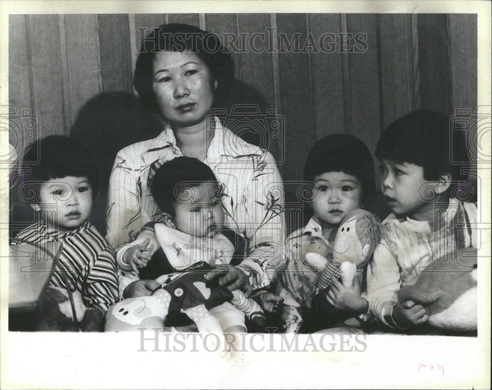 1985 Press Photo Lang Phung Vo Tien Duc Vietnamese  Illinois - Historic Images