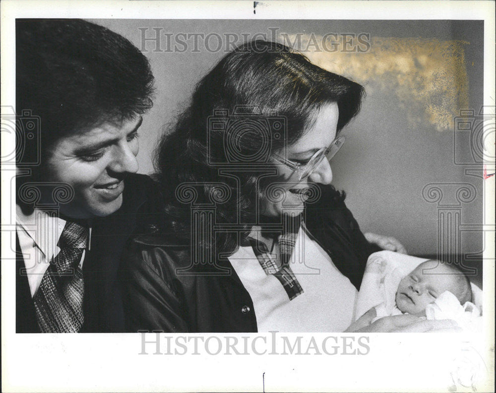 1983 Press Photo Christopher Michael Duda, test tube baby - Historic Images