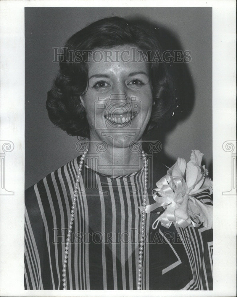 1976 Press Photo Judy Kingery, Elected Secretary Travel Club - Historic Images