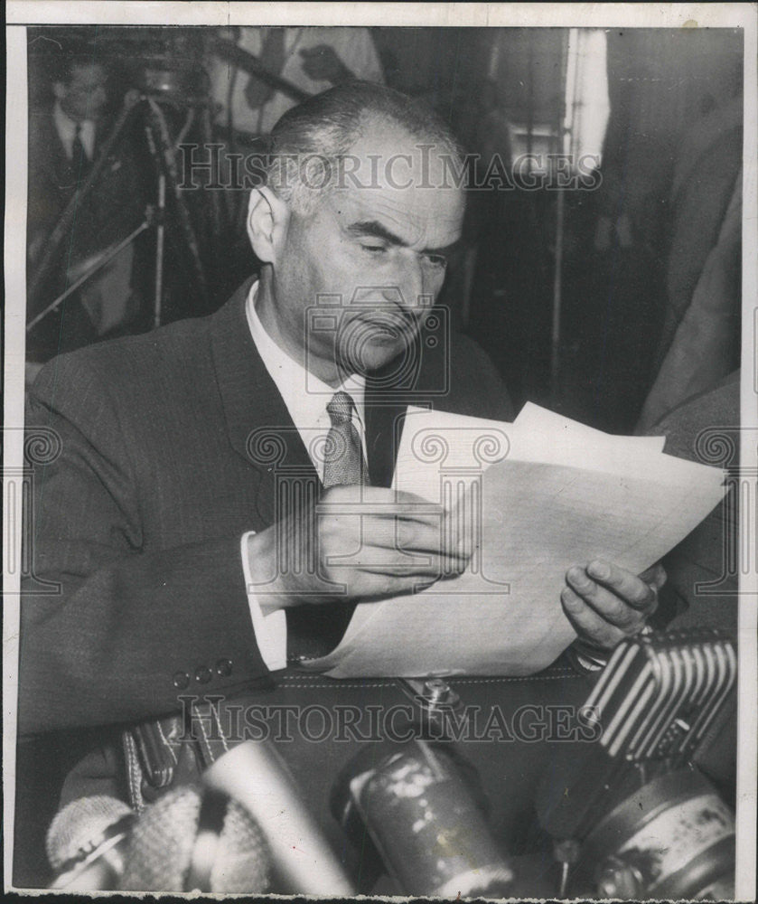1953 Press Photo Marek S. Korowicz, Former Polish envoy to the UN. - Historic Images