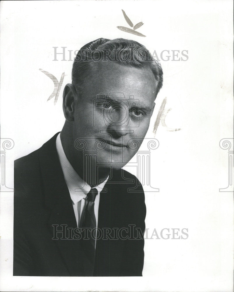 1964 Press Photo Andrew J. Franklin Midwest Manager International Hotels Corp. - Historic Images